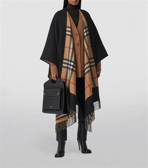 burberry imitat mantel|Burberry cashmere cape coat.